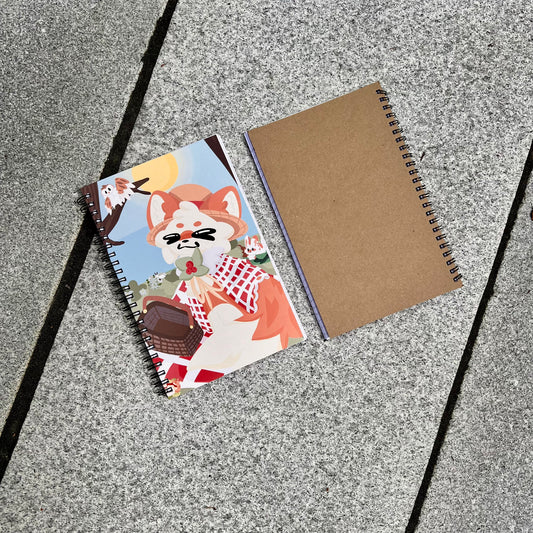 cottagecore critters notebook