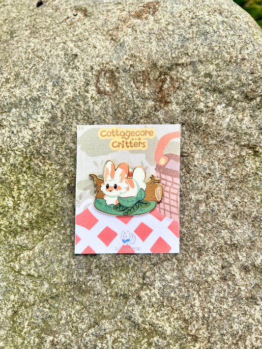 cottagecore critters enamel pins
